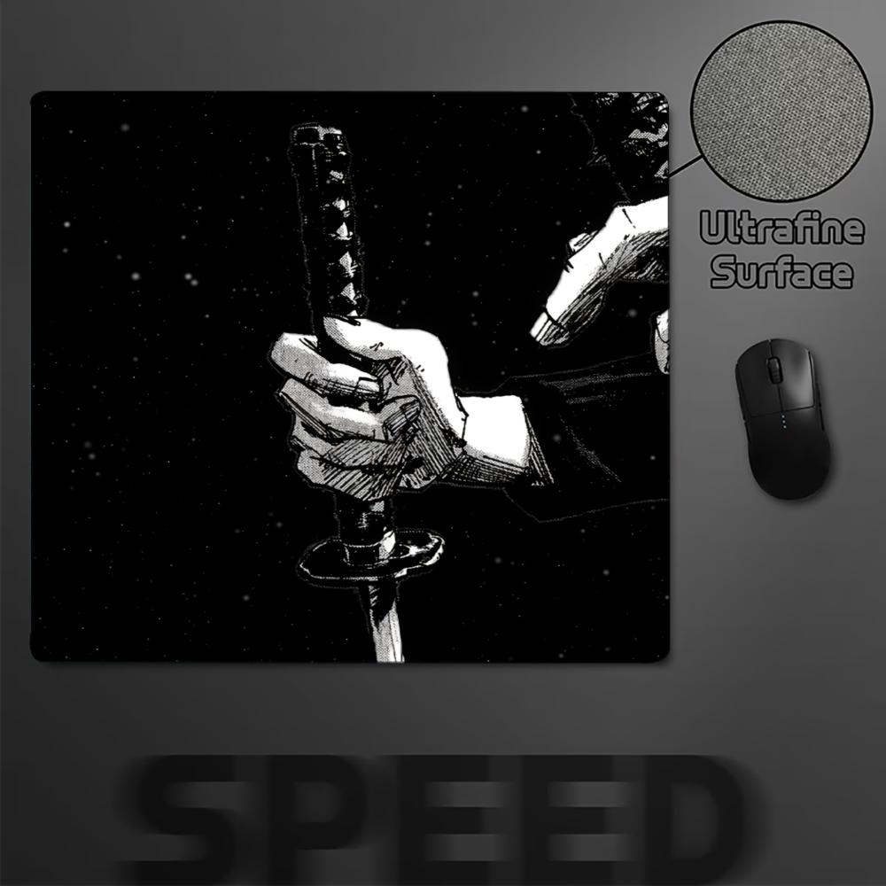 Desk Setup Katana - Japanese Samurai Katana Square Gaming Mouse