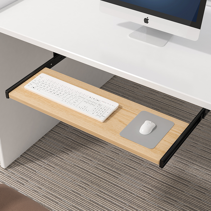 Wood Keyboard Tray Under Desk  - Desk Setup With Keyboard Tray review and price