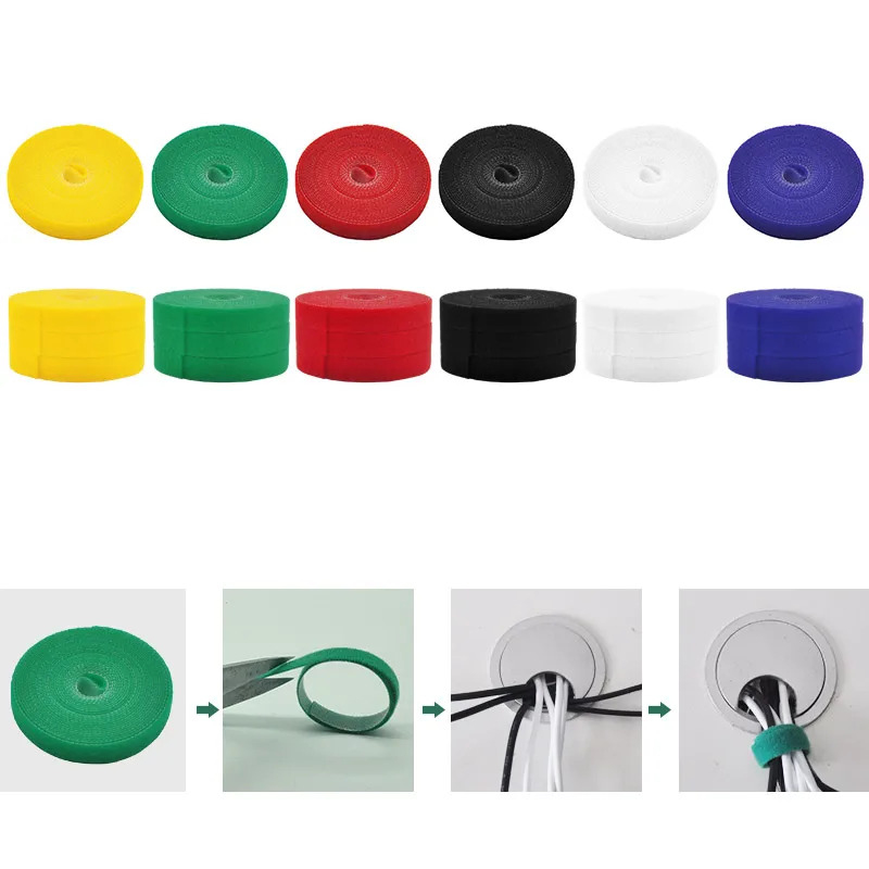 1/2/3pcs Reusable 5M Cable Org - Cable Velcro Strap review and price