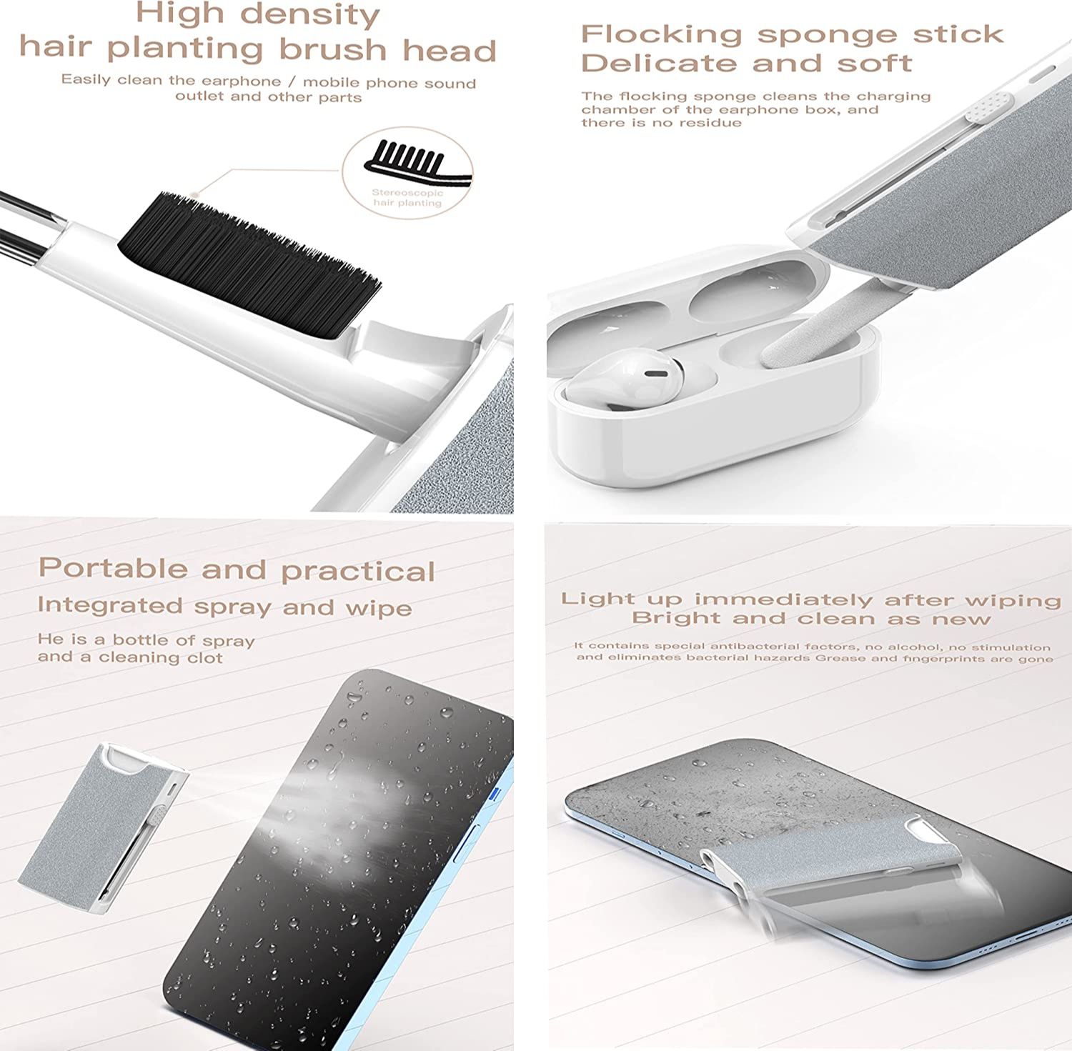 5 in 1 Earphone Cleaner Brush  - Monitor Cleaning Kit review and price