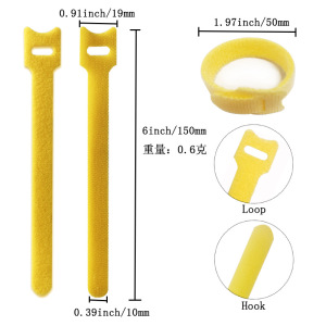 10Pcs Cord Ties Self-adhesive  - Cable Velcro Strap review and price