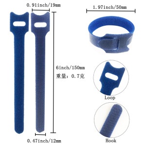 10Pcs Cord Ties Self-adhesive  - Cable Velcro Strap review and price