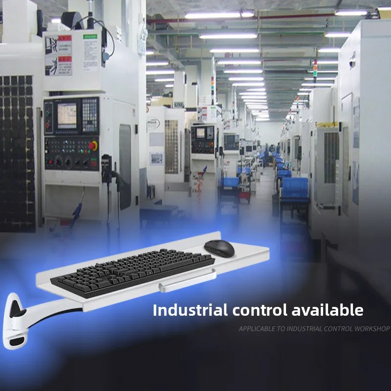 Industrial Wall Mounted Keyboa - Desk Setup With Keyboard Tray review and price