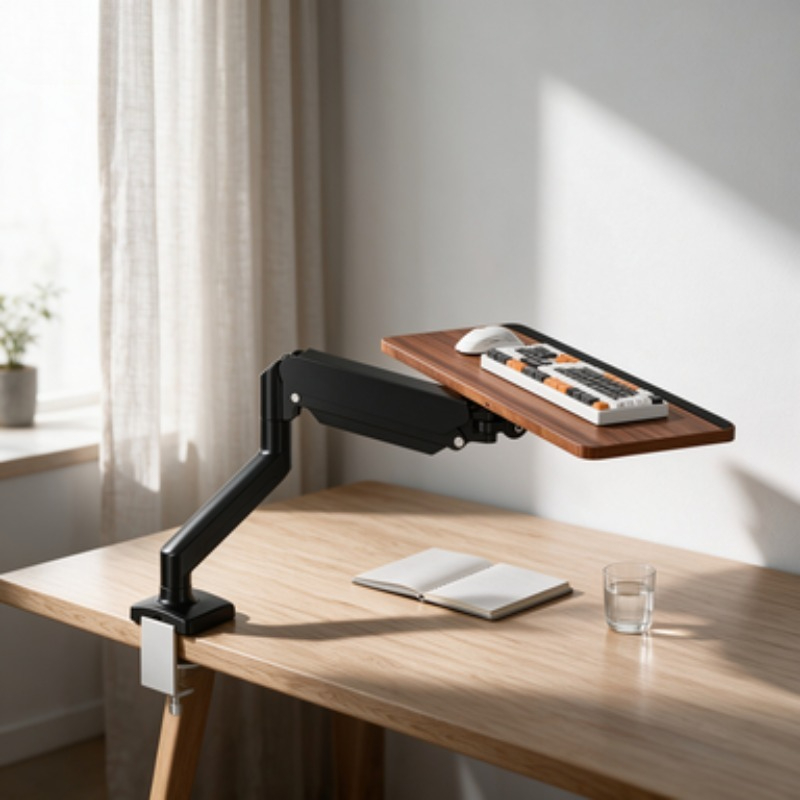 Save Space Under Desk Keyboard - Desk Setup With Keyboard Tray review and price
