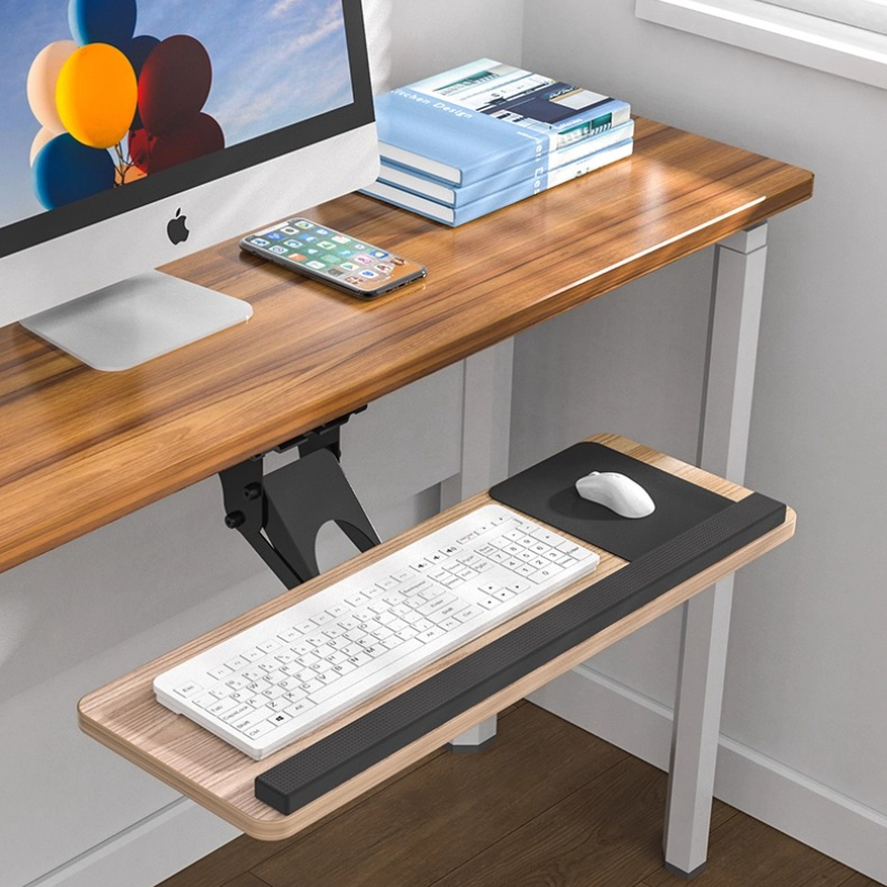 ‌Ergonomic Under Desk Keyboard - Desk Setup With Keyboard Tray review and price