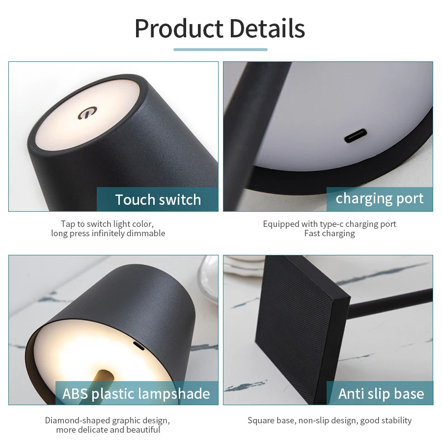 LED Desk Lamp Usb Rechargeable - Ambient Light Bar Usb review and price