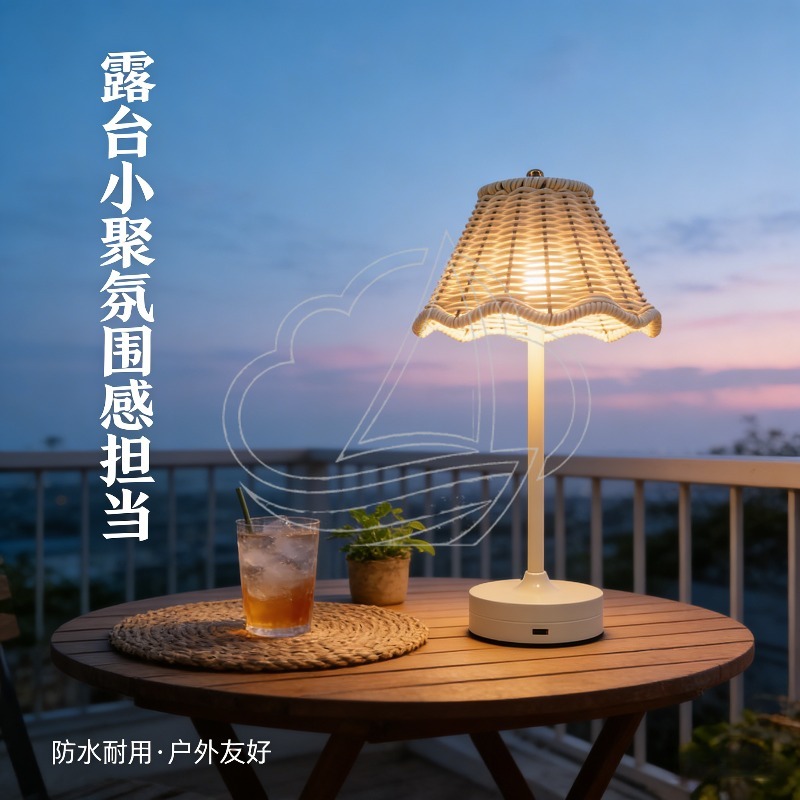 Vintage Rattan Table Lamp USB  - Ambient Light Bar Usb review and price