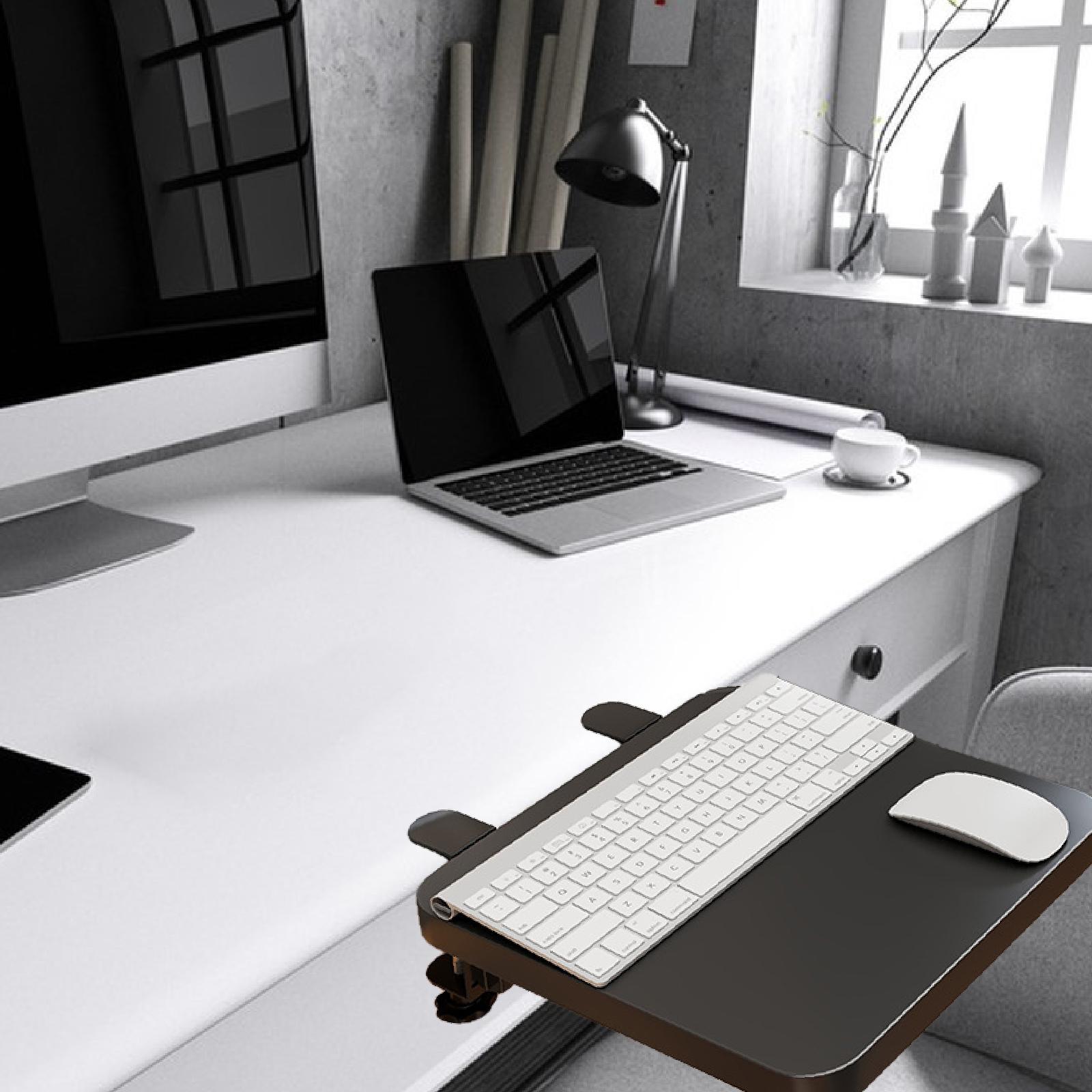 Adjustable Desk Extender Tray  - Desk Setup With Keyboard Tray review and price