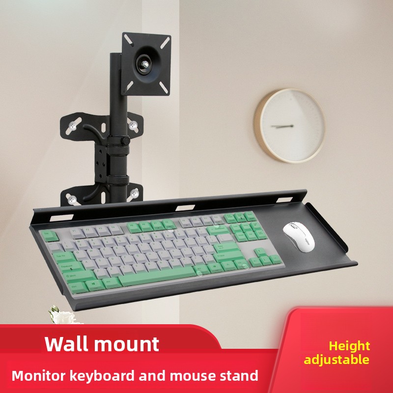 Adjustable Wall Keyboard Tray  - Desk Setup With Keyboard Tray review and price
