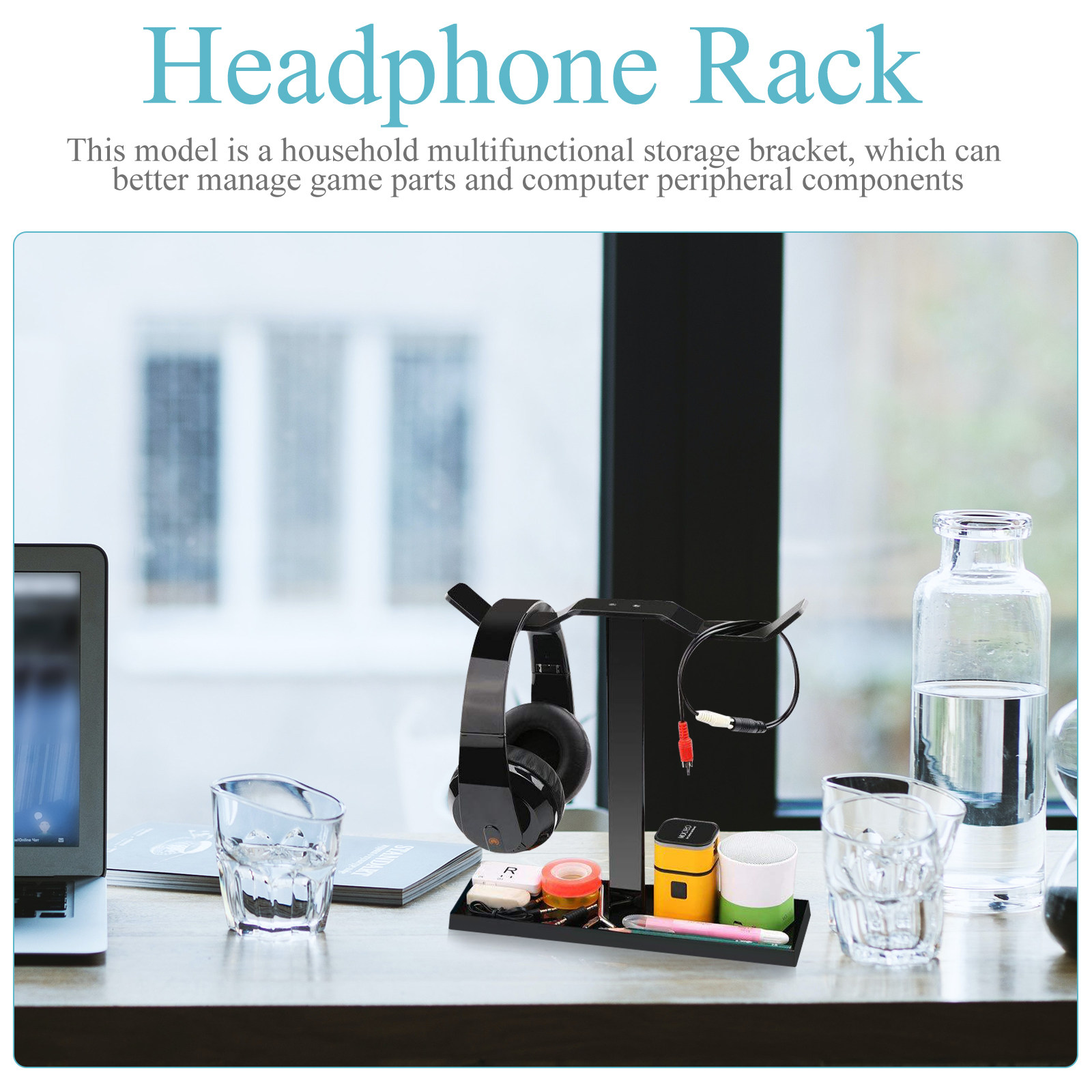 Premium Acrylic Headphone Hold - Desk Setup Headphones review and price