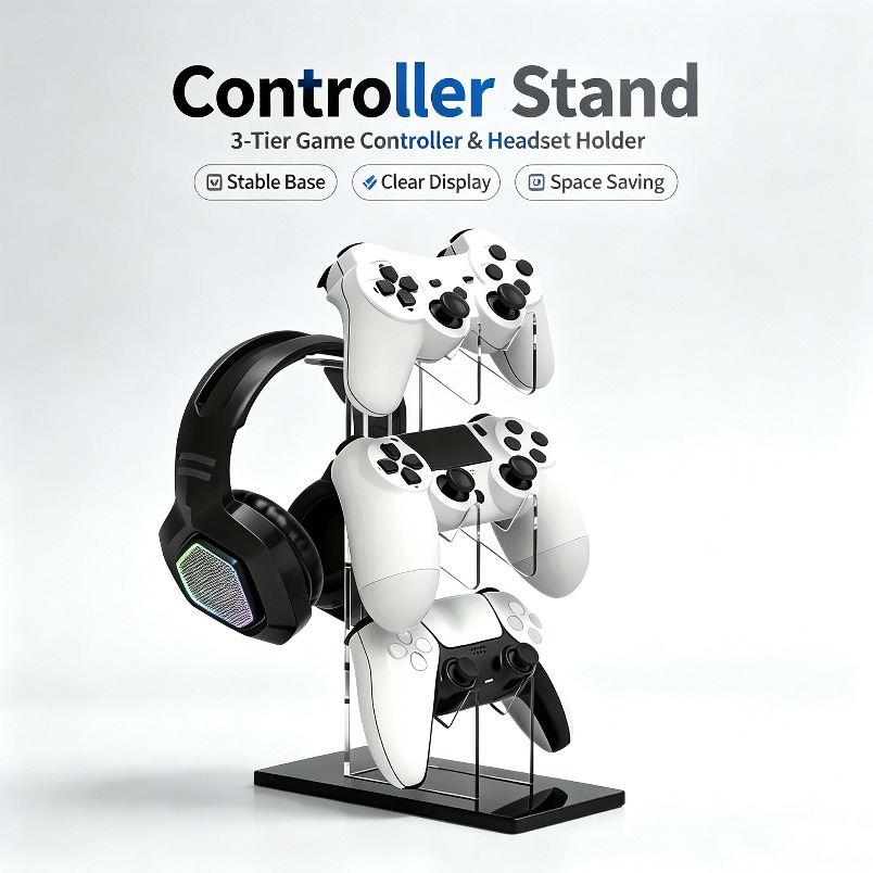 Controller Stand 3 Tier Headph - Desk Setup Headphones review and price