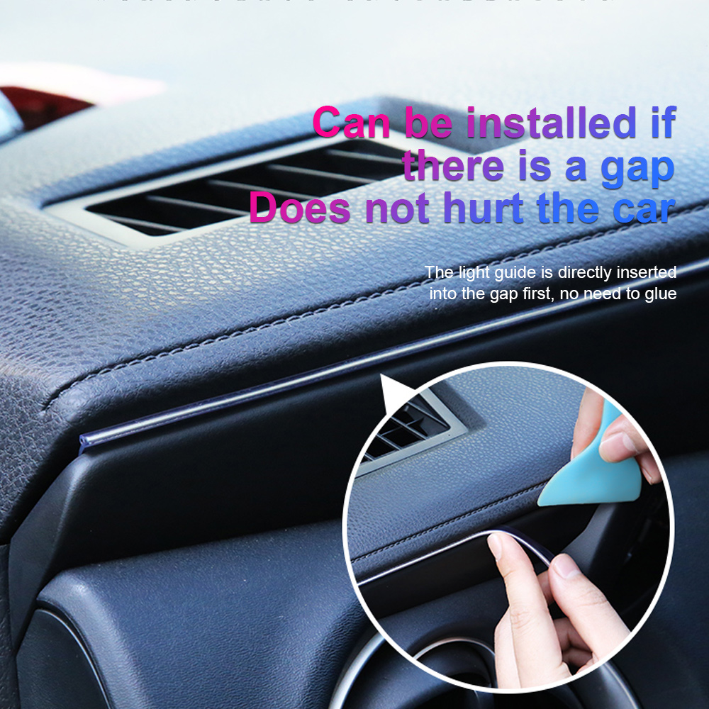 1/2/3/4/5M Car Interior Light  - Ambient Light Bar Usb review and price