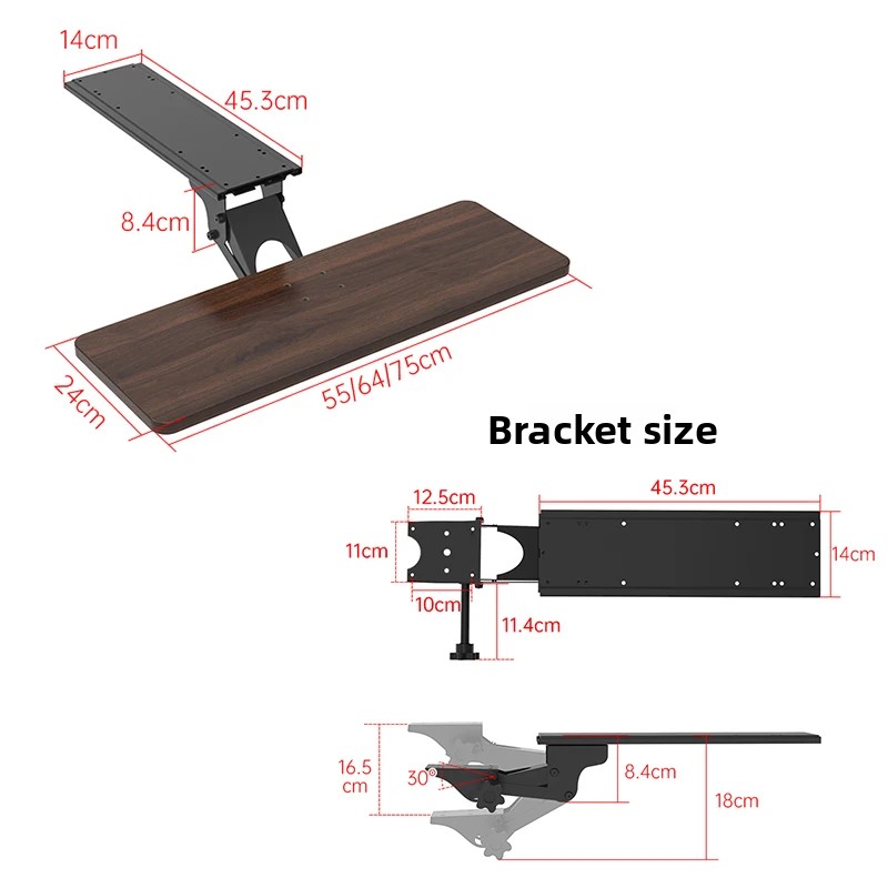 Ergonomic Under Desk Keyboard  - Desk Setup With Keyboard Tray review and price