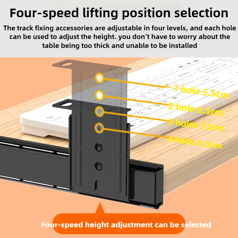 Wooden Keyboard Tray Under Des - Desk Setup With Keyboard Tray review and price