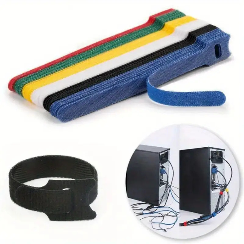30Pcs Multicolor Reusable Velc - Cable Velcro Strap review and price