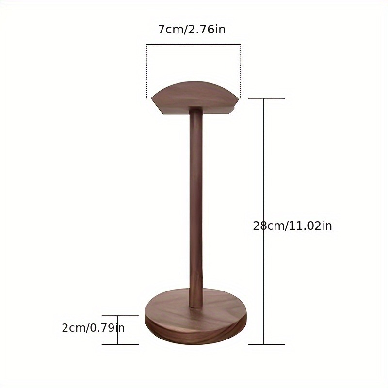 PGY Wooden Headphone Stand Erg - Desk Setup Headphones review and price