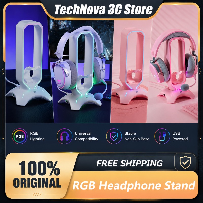 Waizowl RGB Headphone Stand Ga - Desk Setup Headphones review and price